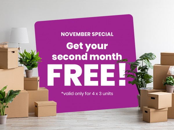 Get your second month FREE!
