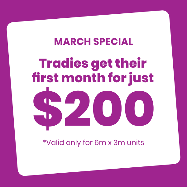 Tradies Special!